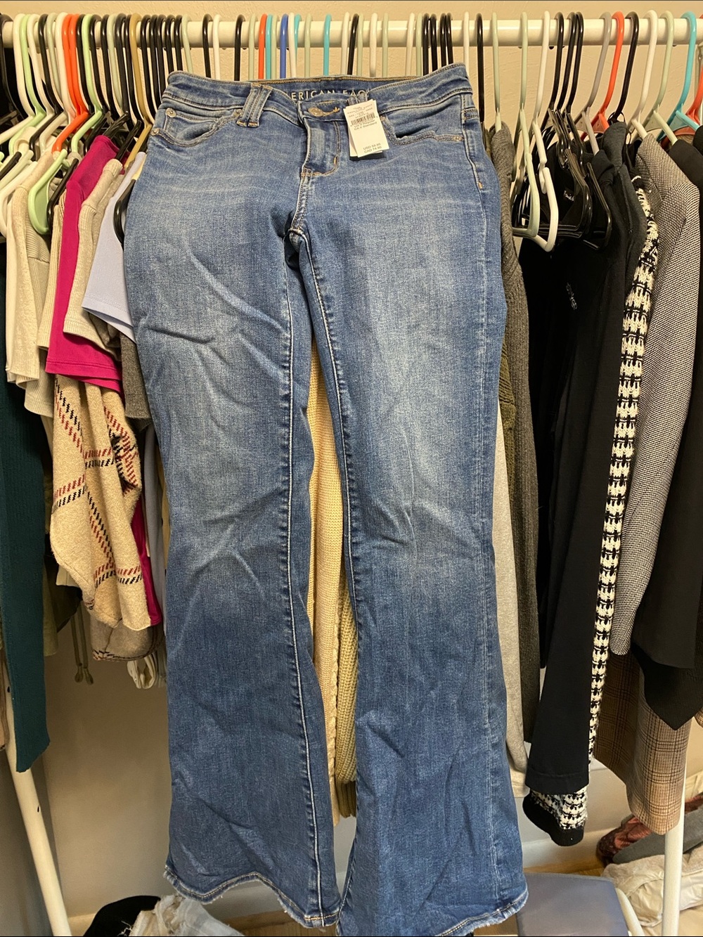 American Eagle Outfitters Medium Blue Flare Jeans